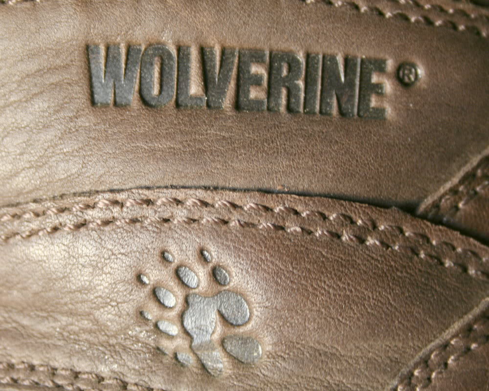 Wolverine on sale boots logo