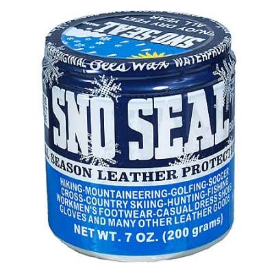 Leather boot 2025 seam sealer