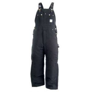 black carhartt overalls