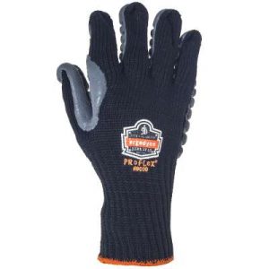 Black and Grey Anti Vibration Ergodyne gloves