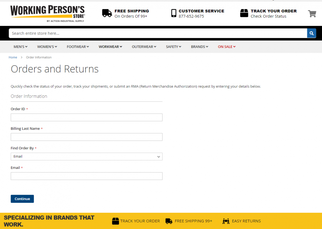 Working Person's Store Updates Their Website for Better Customer ...