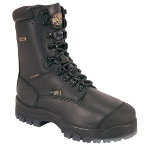 Oliver Boots: Men's 45680C Black Steel Toe Met Guard Insulated Work Boot